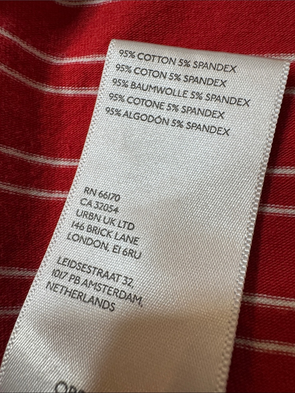 Pilcro Rust Stripe Scoop Neck Tank Top - Picture 8 of 12